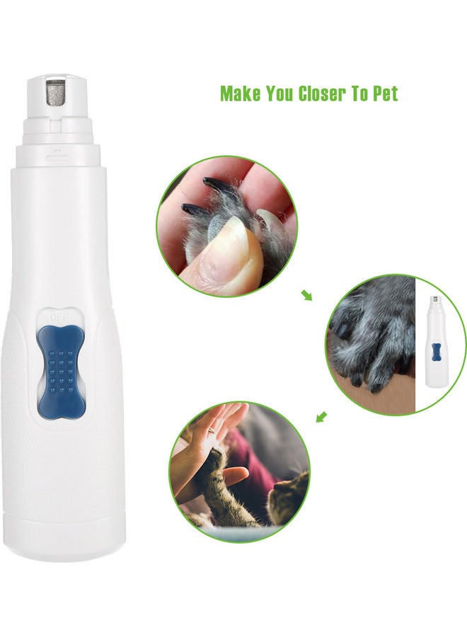 مطحنة أظافر الحيوانات الأليفة أبيض - Image 4