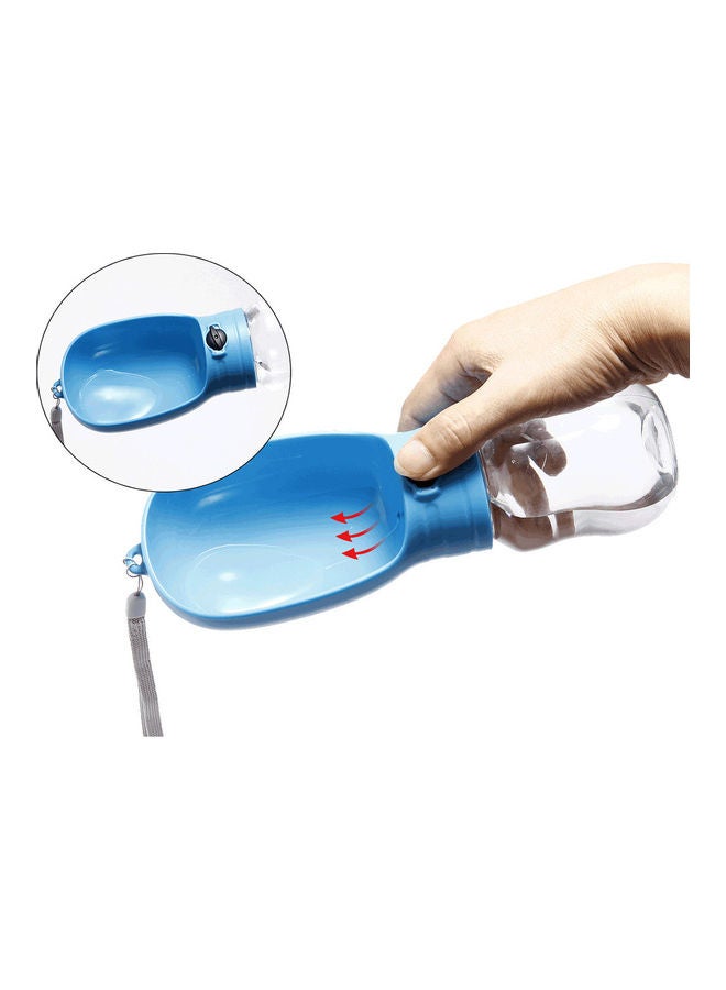 Portable Drinking Water Bottle for Pet Dog Blue/Clear - Image 1