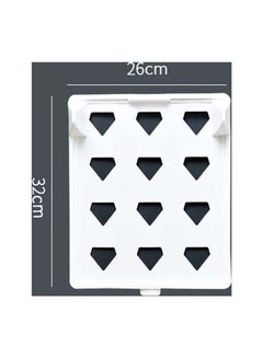 fashionhome 5 Pieces Fast Clothes Fold Closet Organization Board White 26x32cm  - Image 4
