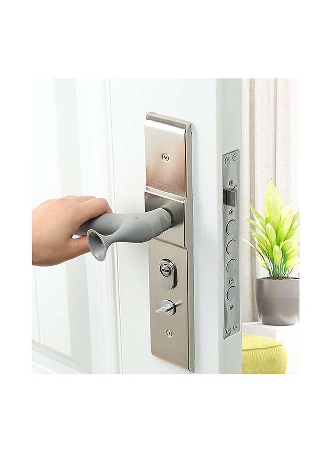 fashionhome Silicone Protective Door Handle Cover Grey 15x10cm  - Image 3