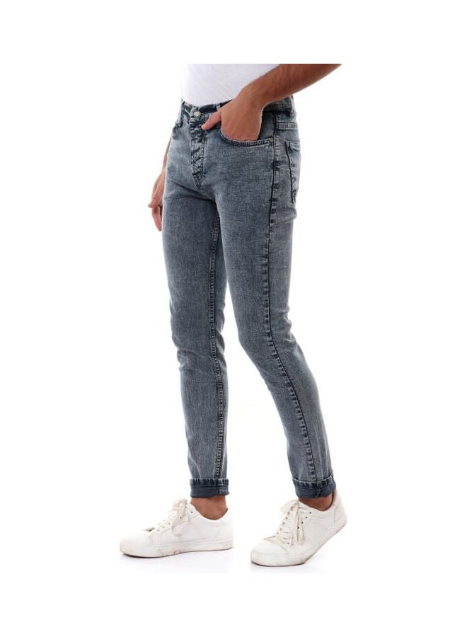 Caesar Mid Rise Jeans Grey - Image 2