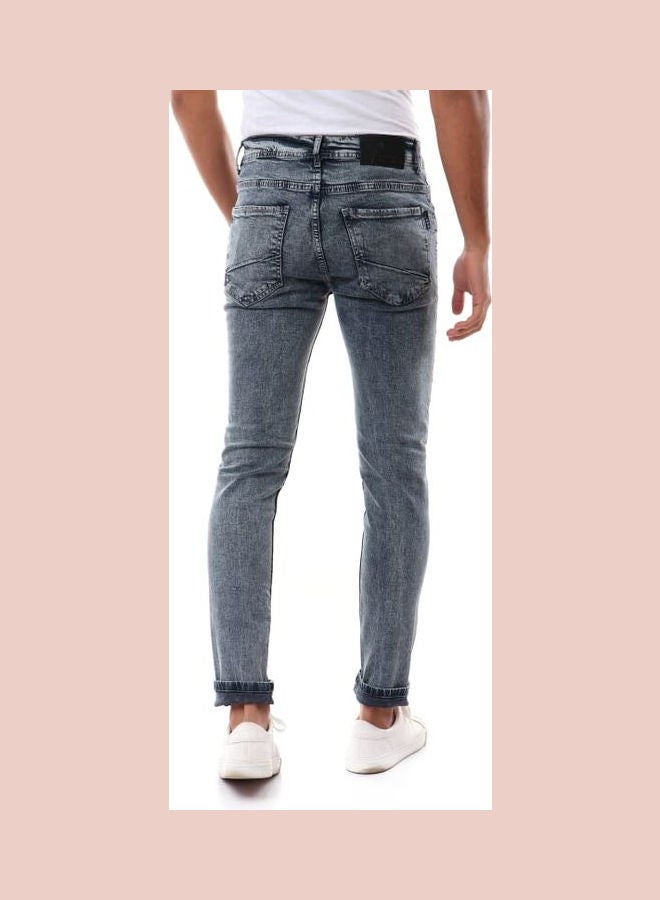 Caesar Mid Rise Jeans Grey - Image 3