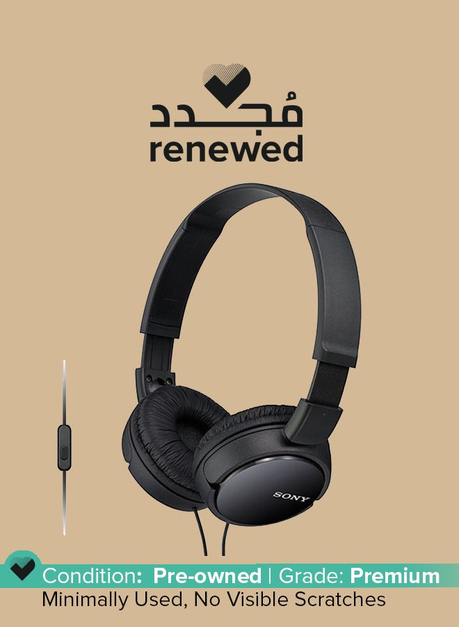 سوني مُجدد - سماعات رأس ديناميكية قابلة للطي MDR-ZX110 أسود - Image 1