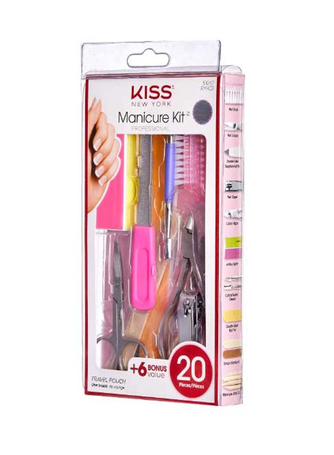 20-Pieces Professional Manicure Kit Multicolour - v1612770001/N11029709A_2