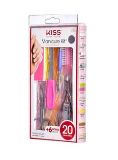 KISS 20-Pieces Professional Manicure Kit Multicolour  - Image 2
