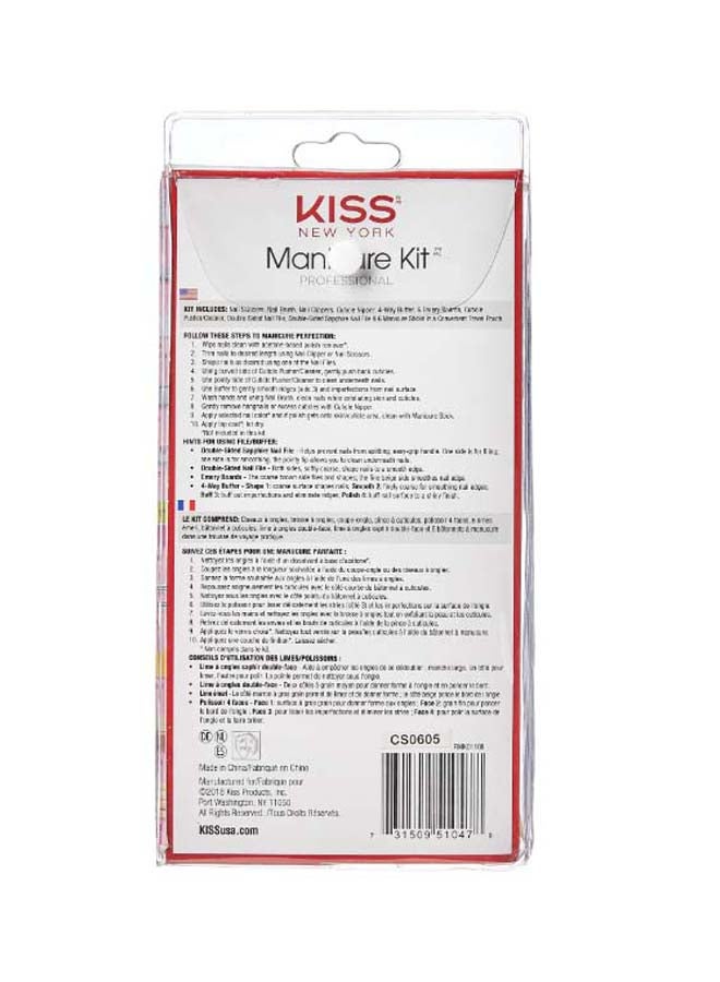 KISS - 20-Pieces Professional Manicure Kit Multicolour - Image 1