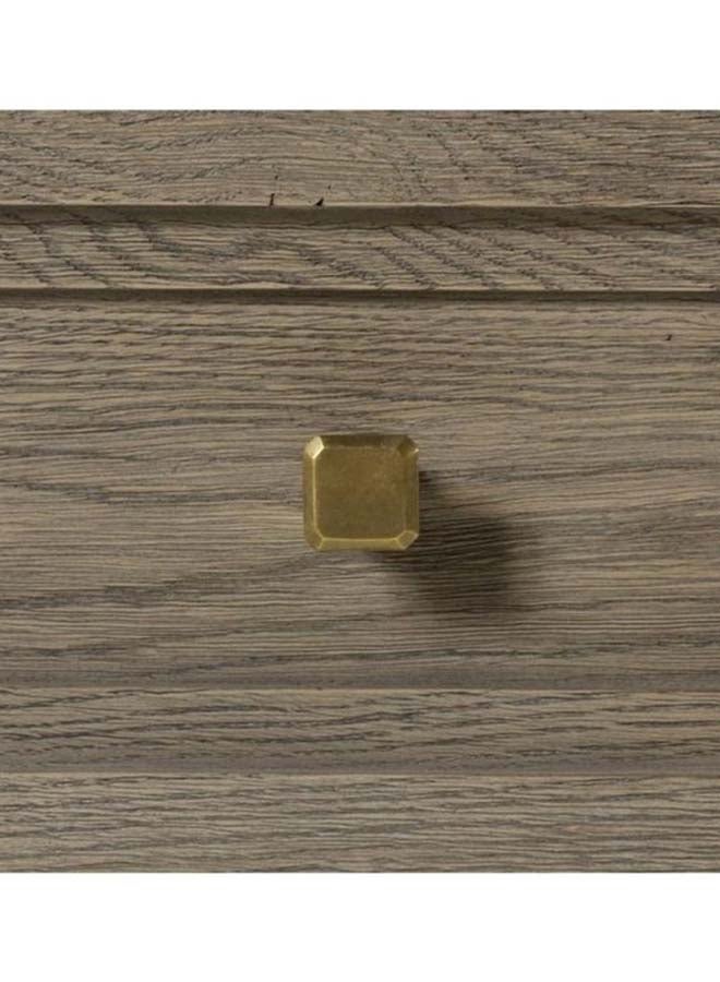 ebb & flow - Bedside Table Luxurious - Solid Wood Nightstand Comdina - Bedroom Furniture yellow-gold 86x76x51cm - Image 1