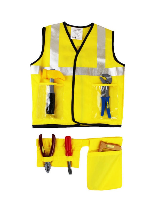 SBC Construction Worker Costume Role Play Set - Image 3