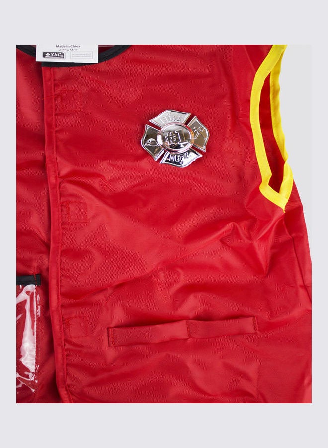 SBC 7-Piece Firefighter Fireman Costume Set - Image 4