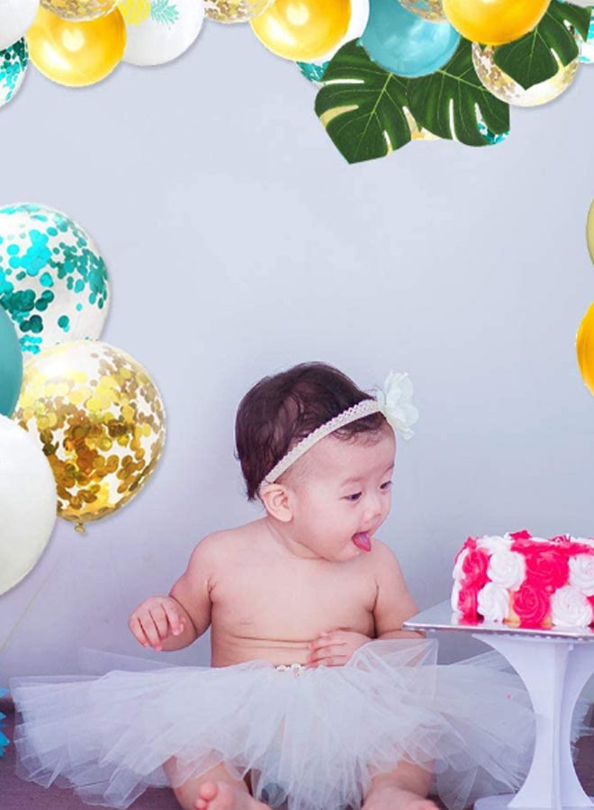 بيوينتي مجموعة بالونات حفلات هاواي الاستوائية مكونة من 62 قطعة - Image 4