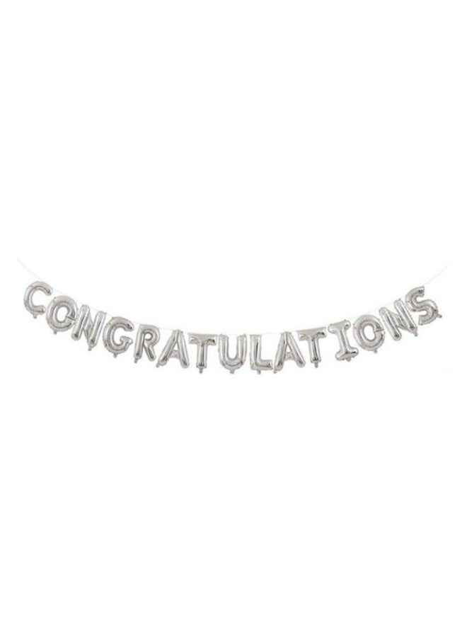 Goldedge Congratulations Letter Shaped Balloon - Image 1