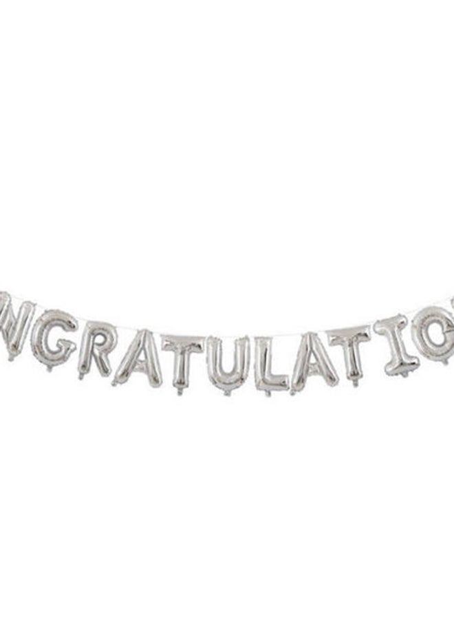 Goldedge Congratulations Letter Shaped Balloon - Image 2