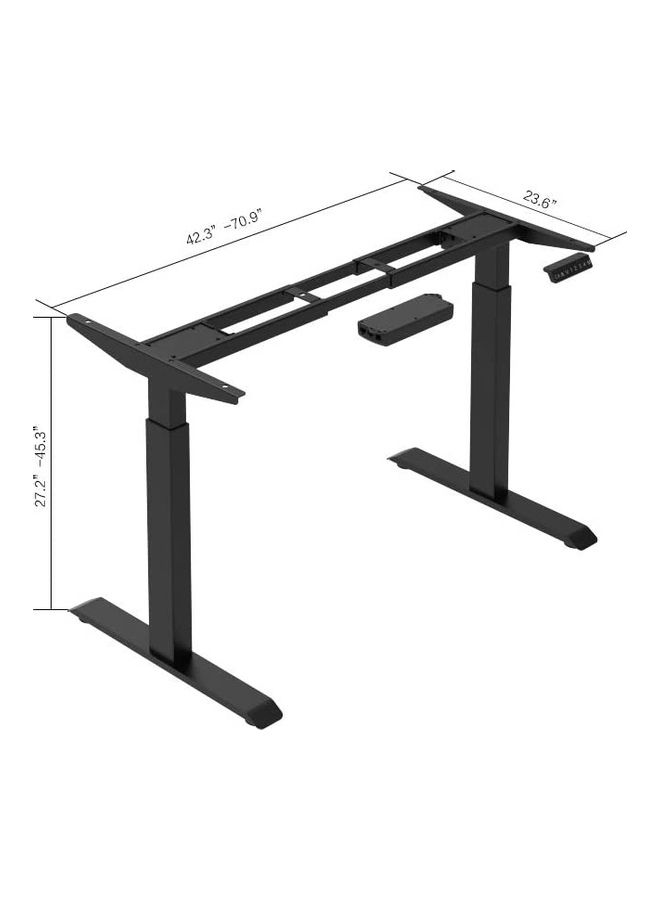 NAVODESK Bluetooth Height Adjustable Stand Desk Black - Image 4