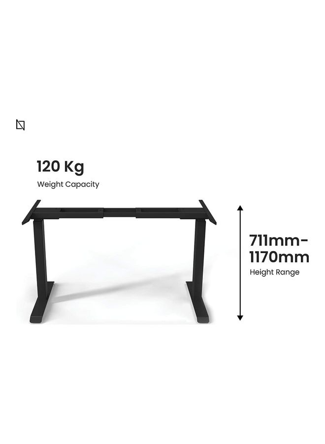 NAVODESK Bluetooth Height Adjustable Stand Desk Black - Image 5