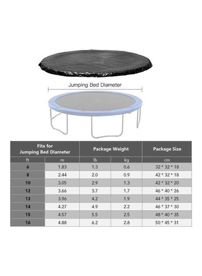 Round Jumping Protective Rain Cover Sun Shade - Image 4