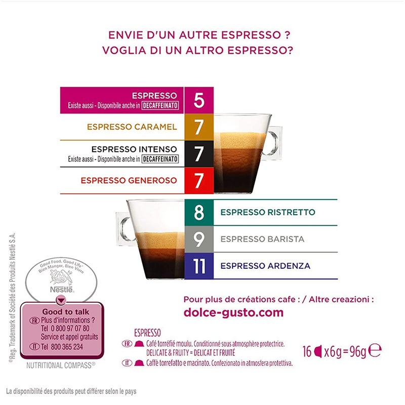 Dolce Gusto Capsule Espresso Espresso