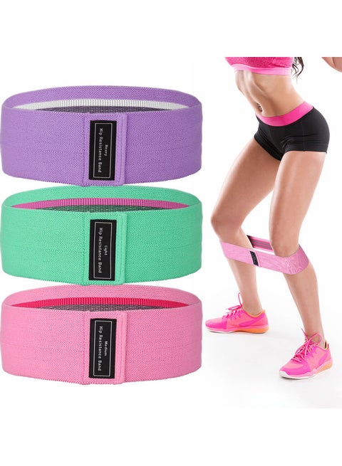 3-Piece Resistance Band Set 30x5x16cm