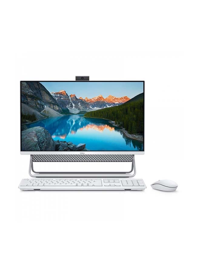 Inspiron 5400 All In One Desktop Computer With 23.8 Inch FHD Display Touch Screen / 11th Gen Intel Core i7-1165G7/  1TB HDD+256GB SSD/ 16 GB RAM/ NVIDIA GeForce MX 330 2GB Graphics/ Win 10 Home/ Eng Ar KB English Silver
