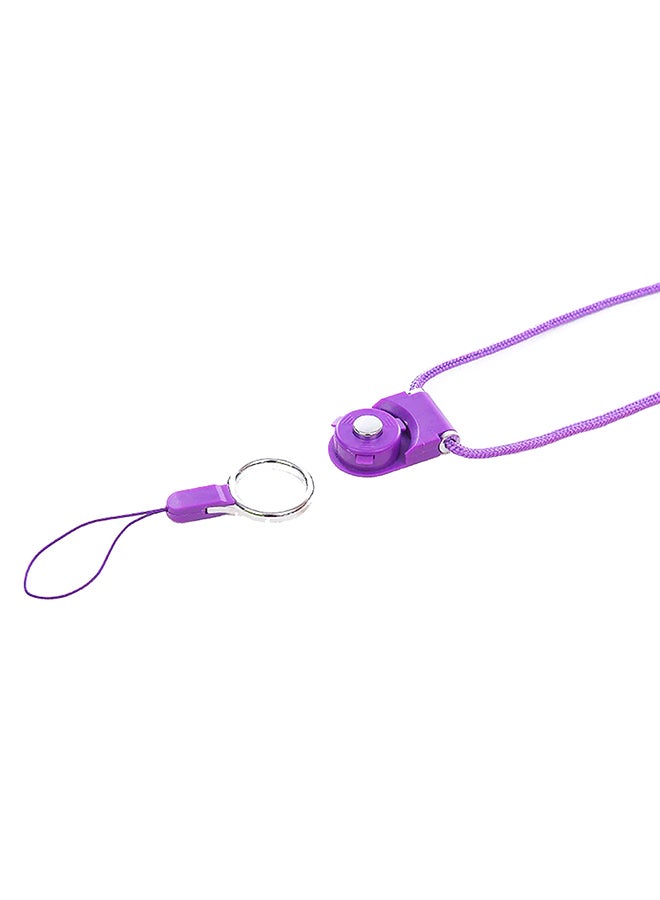 Generic - Neck Strap For Mobile And ID Card Purple - Image 1