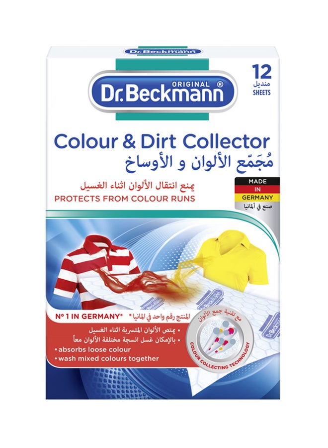 Dr. Beckmann - Colour And Dirt Collector Microfiber Sheets 12 Count - Image 1