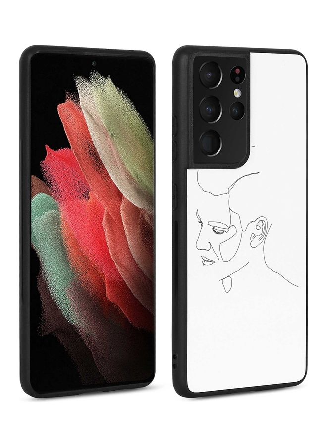 Okteq Protective Case Cover For Samsung Galaxy S21 Ultra Male Face 2 - Image 1