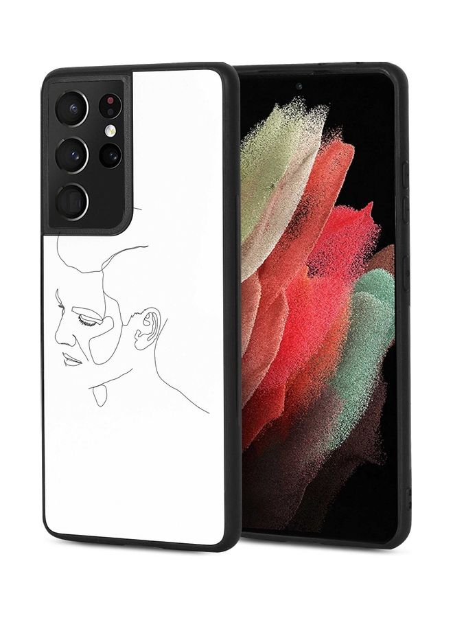 Okteq Protective Case Cover For Samsung Galaxy S21 Ultra Male Face 2 - Image 2