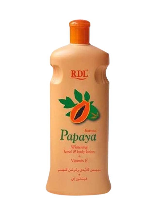 PAPAYA Hand And Body Whitening Lotion With Benetint Lip Gloss 600ml - Image 2