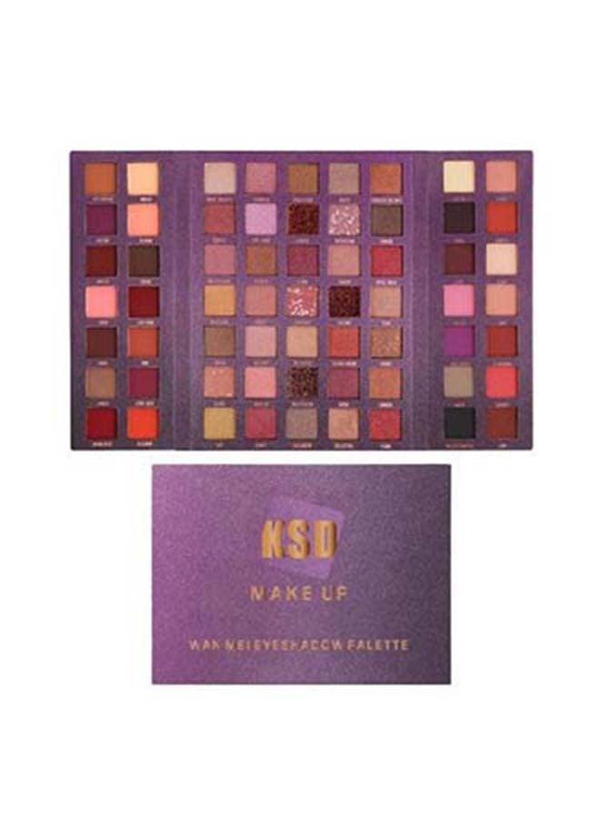 كي إس دي لوحة ألوان ظلال عيون وان مي مكونة من 63 لونا ، مرفوقة بملمع شفاه يو فريش بيني تينت متعدد الألوان - Image 2