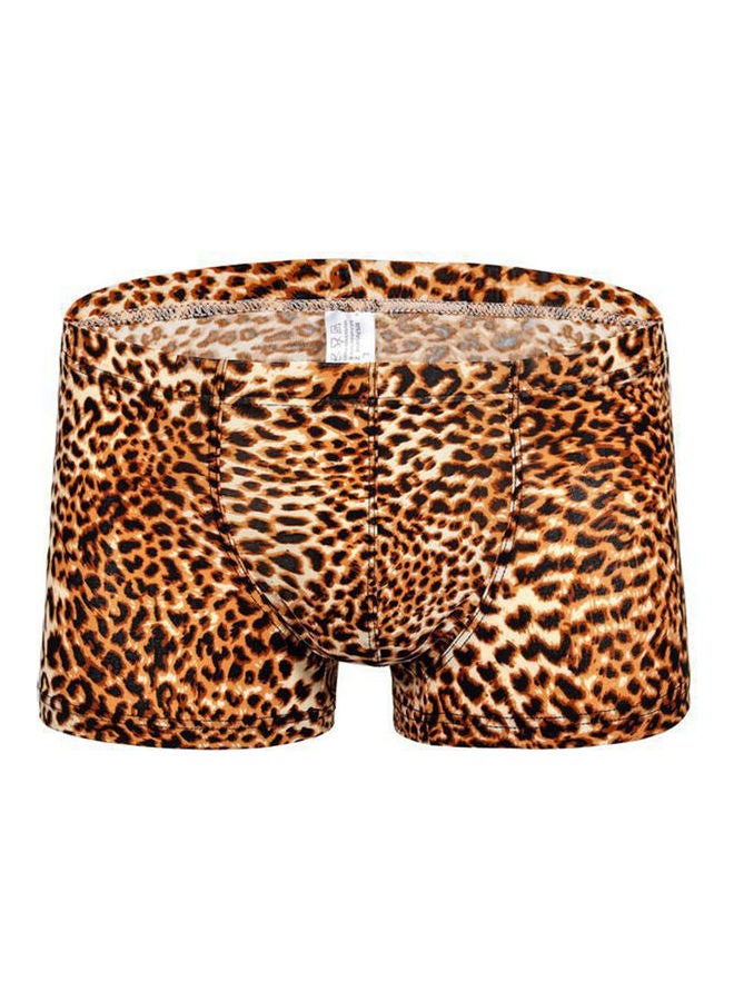 Leopard Printed Boxers Yellow  - Image 1