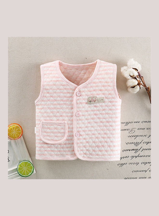 Cotton Waistcoat Pink 