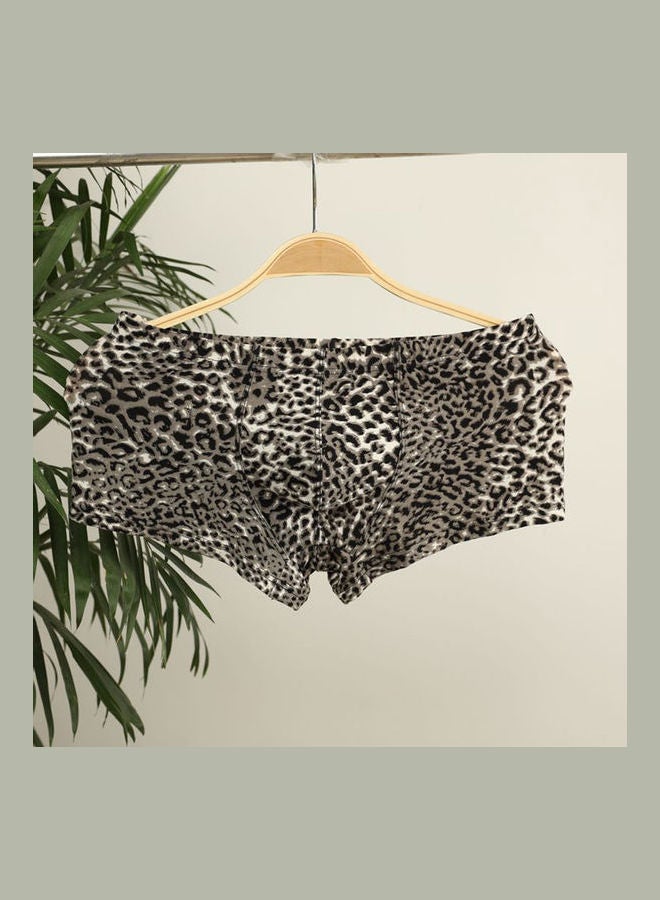 Leopard Printed Boxers Black 