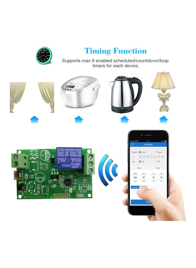 Wireless Relay Module Switch Multicolour  - Image 5