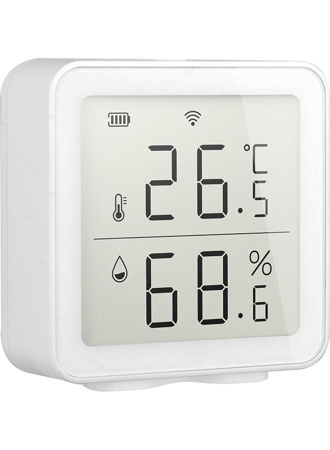 Tuya WiFi Intelligent Home Wireless Temperature Sensor White