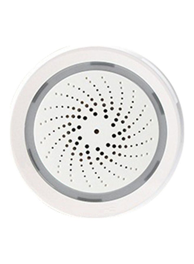 Wi-Fi Siren Sound Alarm Temperature Humidity Sensor White - Image 1