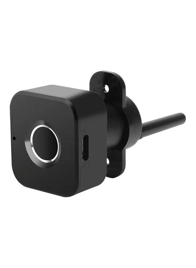 Fingerprint Cabinet Lock Black - Image 1