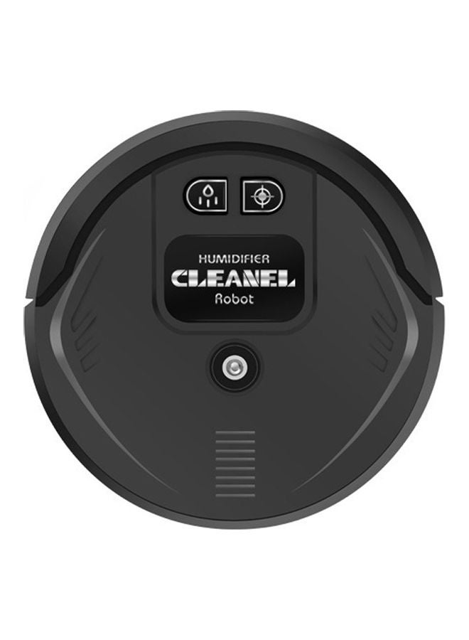 Intelligent Automatic Cleaning Sweeping Robot Black 23x23x6cm - Image 1