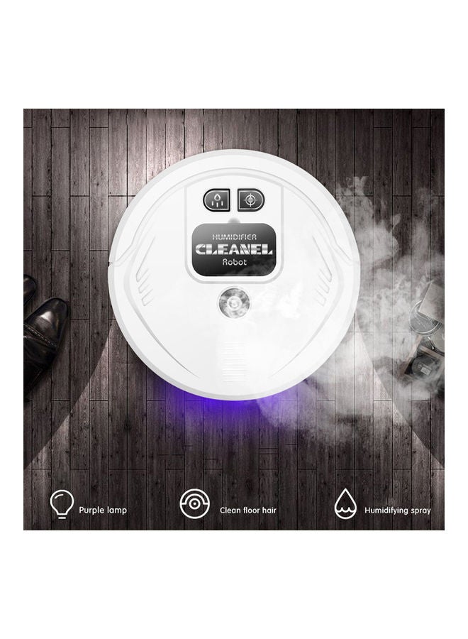 Intelligent Automatic Cleaning Sweeping Robot Black 23x23x6cm - Image 2