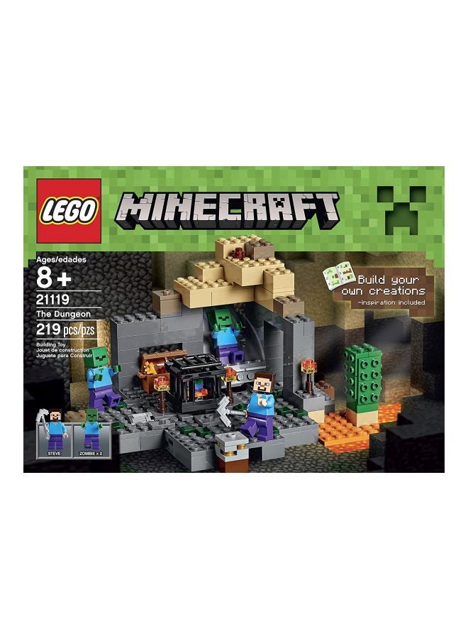 ليغو مجموعة بناء ذا دانجين من سلسلة ماينكرافت مكونة من 219 قطعة طراز 21119 21119 219 أكبر من 8 سنوات - Image 5