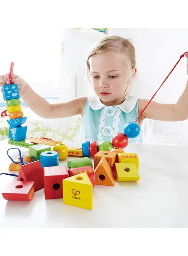 Hape String-Along Shapes Playset 25.5x24x7.5cm