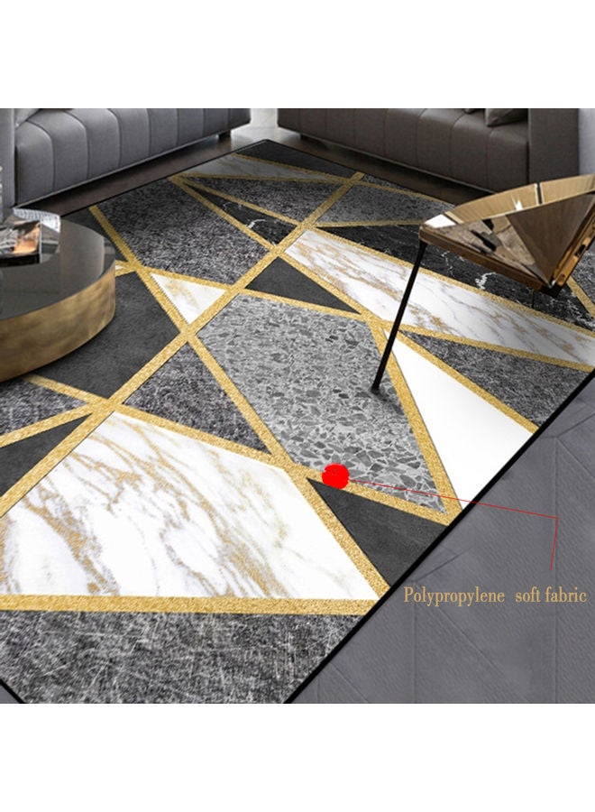 Sharpdo Interior Remodeling Warm Living Luxurious Modern Rectangular Anti-Slip Carpet Polypropylene Multicolour 140x200cm - Image 3