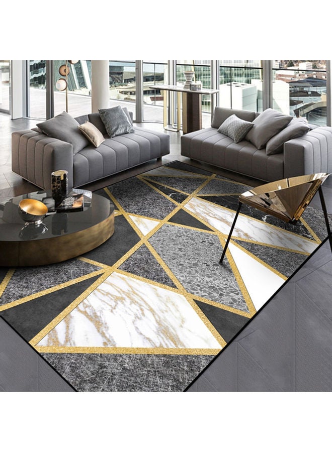 Sharpdo Interior Remodeling Warm Living Luxurious Modern Rectangular Anti-Slip Carpet Polypropylene Multicolour 140x200cm - Image 4