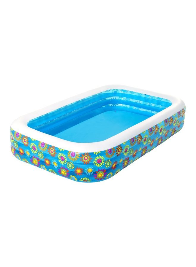 Bestway - Superior Strength And Longer Durability Sturdy Frame Swimming Pool For Kids 229x152x56cm - Image 1