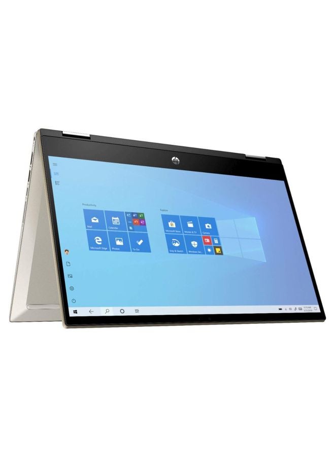 9GF08UA#ABA Convertible 2 in 1  Laptop With 14-Inch Display,core i5 Processor/8GB RAM/256GB SSD/Intel UHD Graphics Luminous Gold