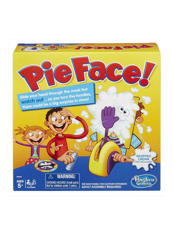 HASBRO - GAMING - Pie Face Game Cream Toy 26.7x8.1x 26.7cm - Image 1