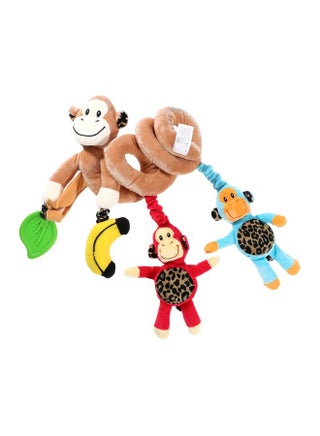 Monkey Baby Activity Spiral Bed And Stroller Toy 20x10x20cm - v1612802294/N20628737A_1