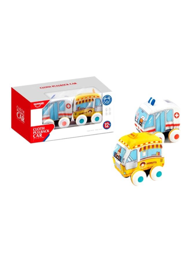 HUANGER 2-Piece Pullback Cloth Car Set 29x13.5x11.5cm  - Image 2