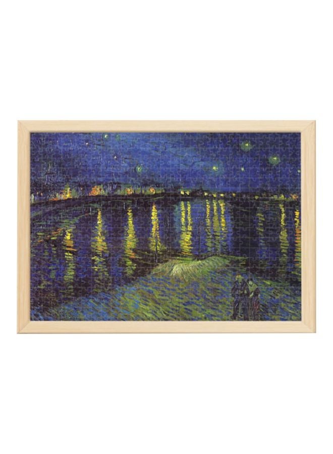 Beauenty 1000 Pieces Jigsaw Set With Frame 75x50cm  - Image 1