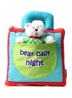 Beauenty Cartoon Pattern Cloth Book With Plush Bear 25x19x4cm  - Image 1