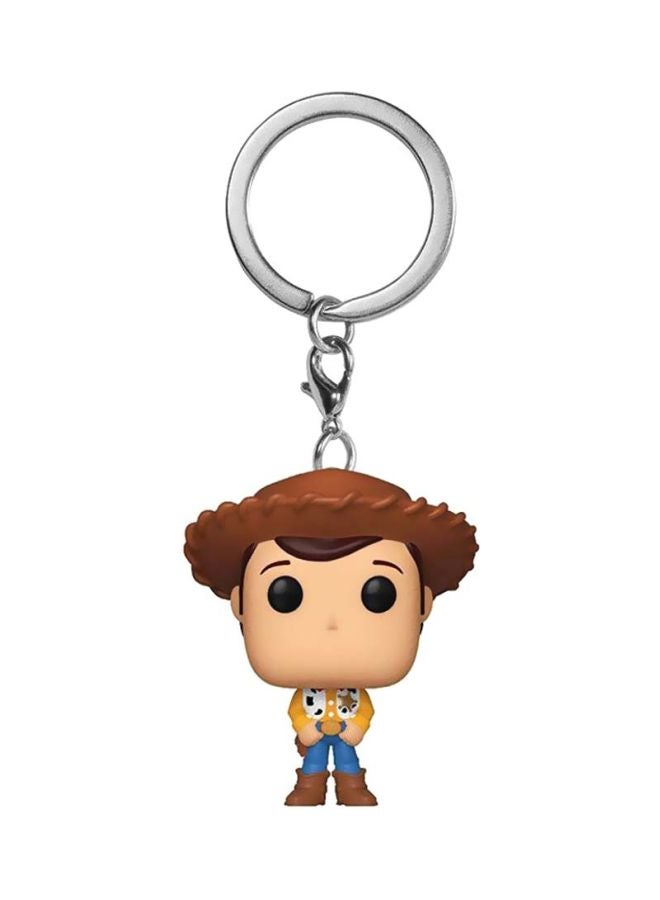 Funko Pop! Woody Figure  Toy Keychain Beige/Brown/Black  - Image 1