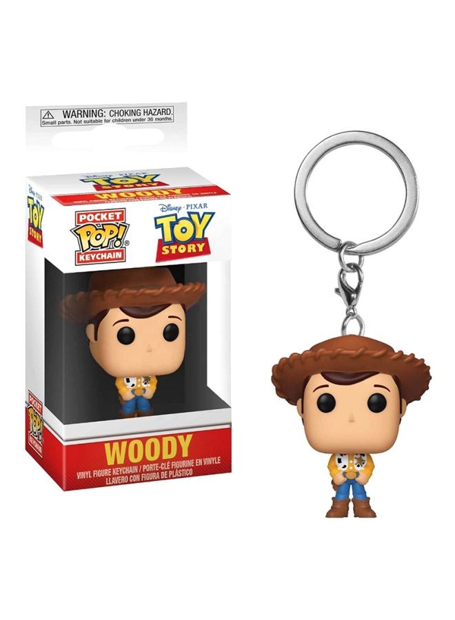 Funko Pop! Woody Figure  Toy Keychain Beige/Brown/Black  - Image 2